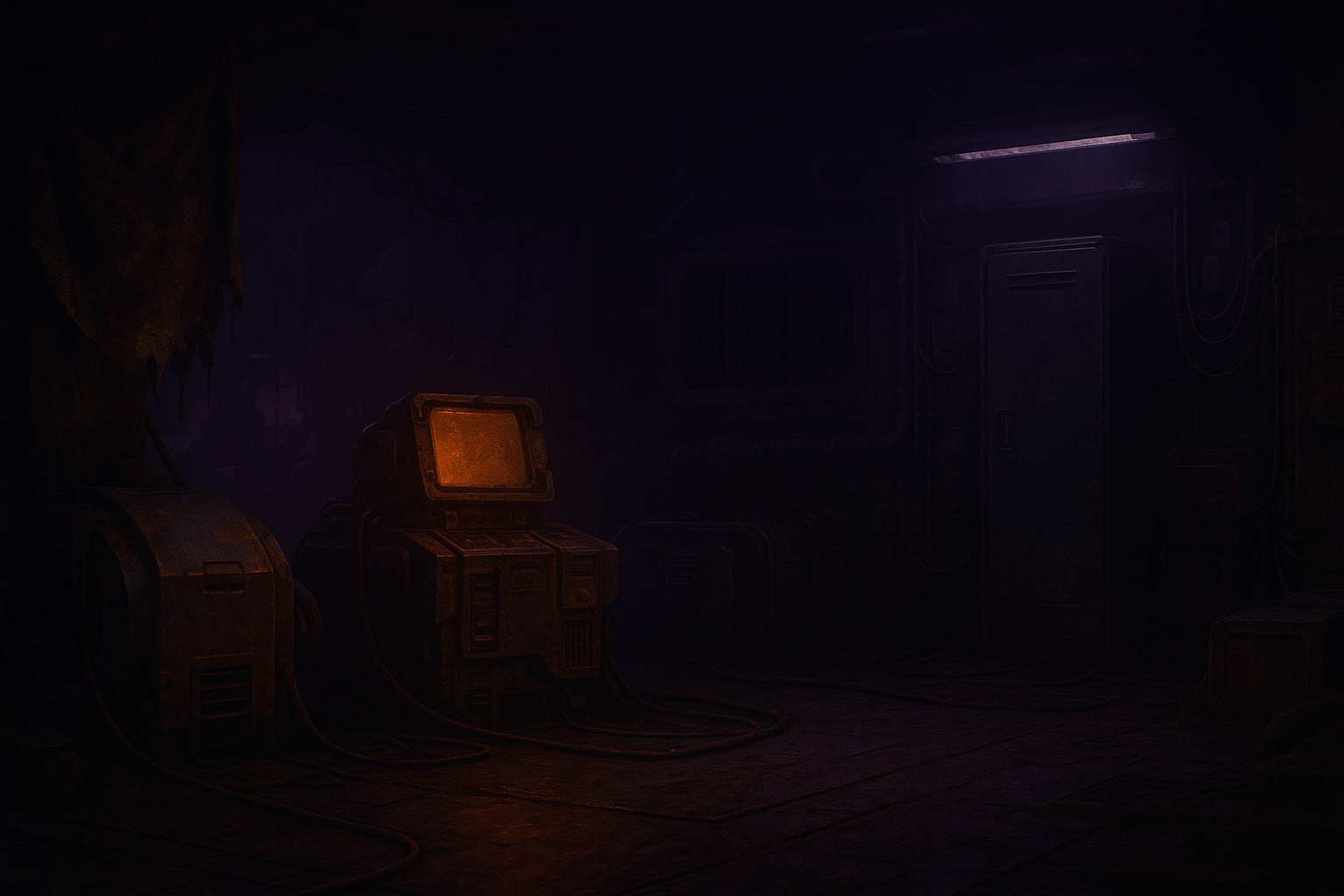 Salvaged Arc Raiders outpost interior